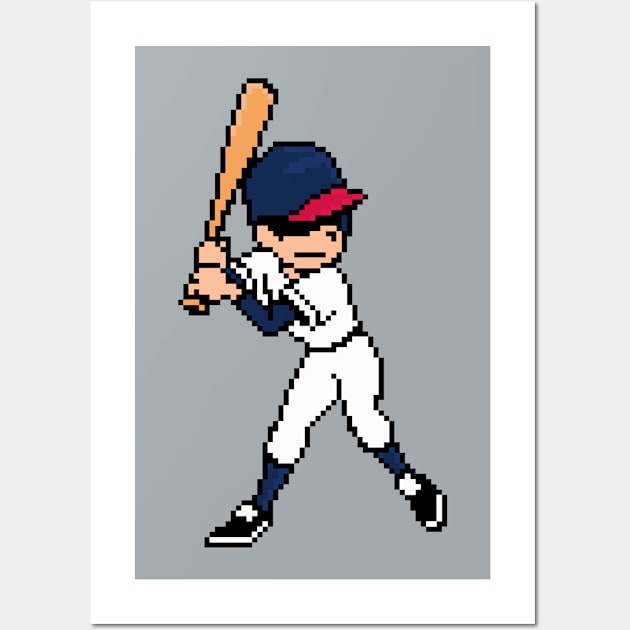 8-Bit Batter - Atlanta Wall Art by The Pixel League